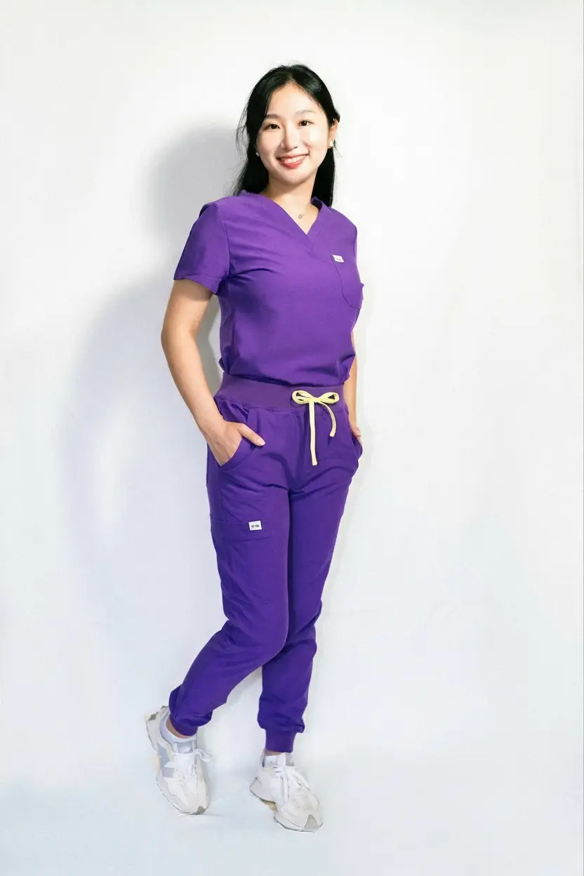 Purple Oro Scrub Set