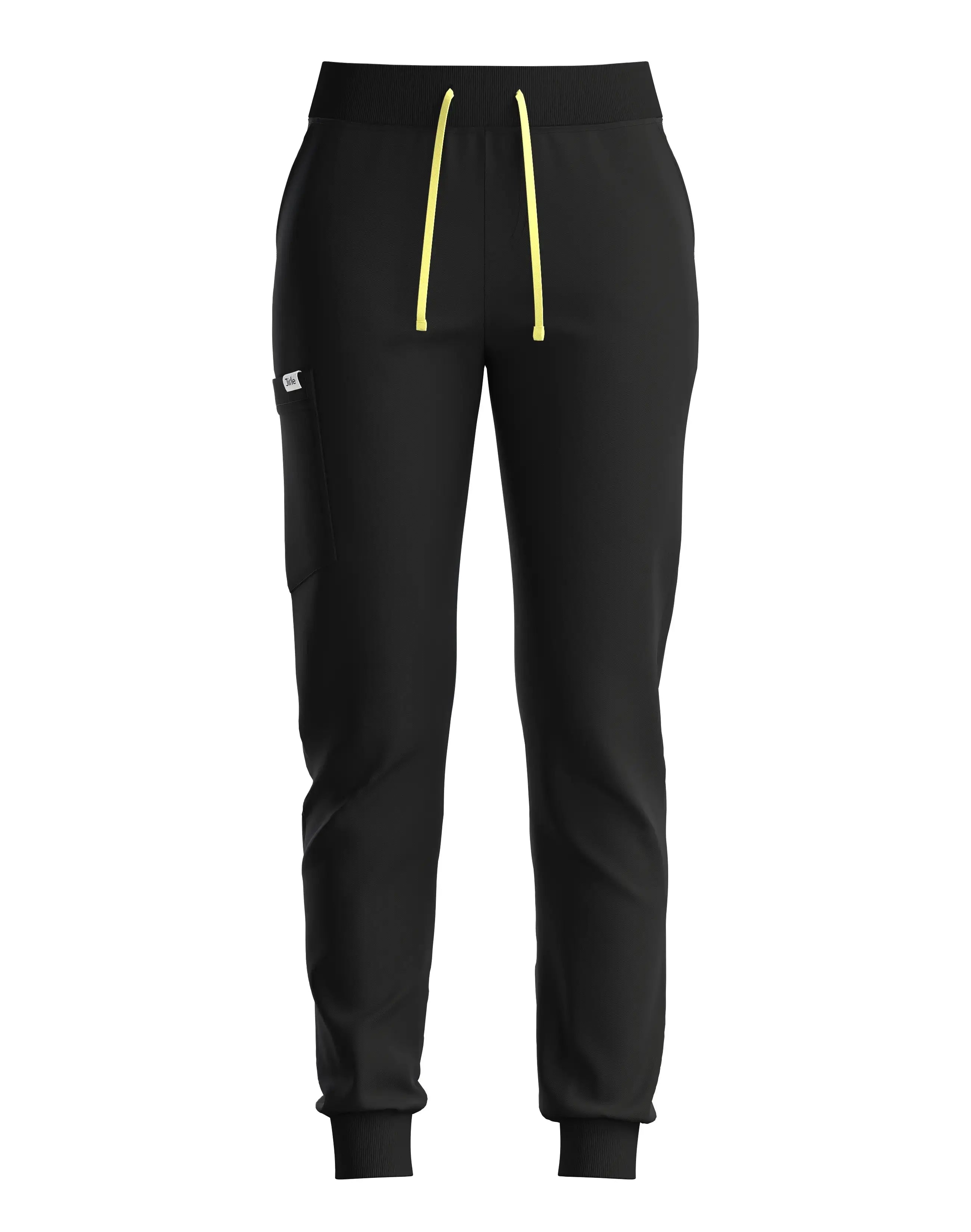 Luxe Black Scrub Joggers 