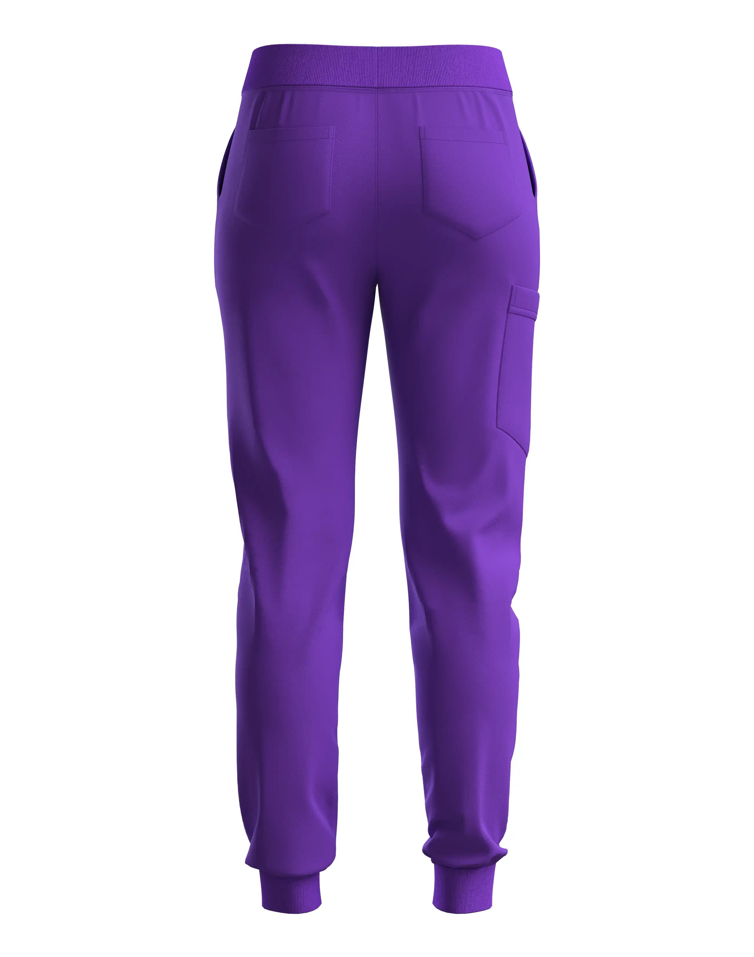 Oro Purple Scrub Joggers