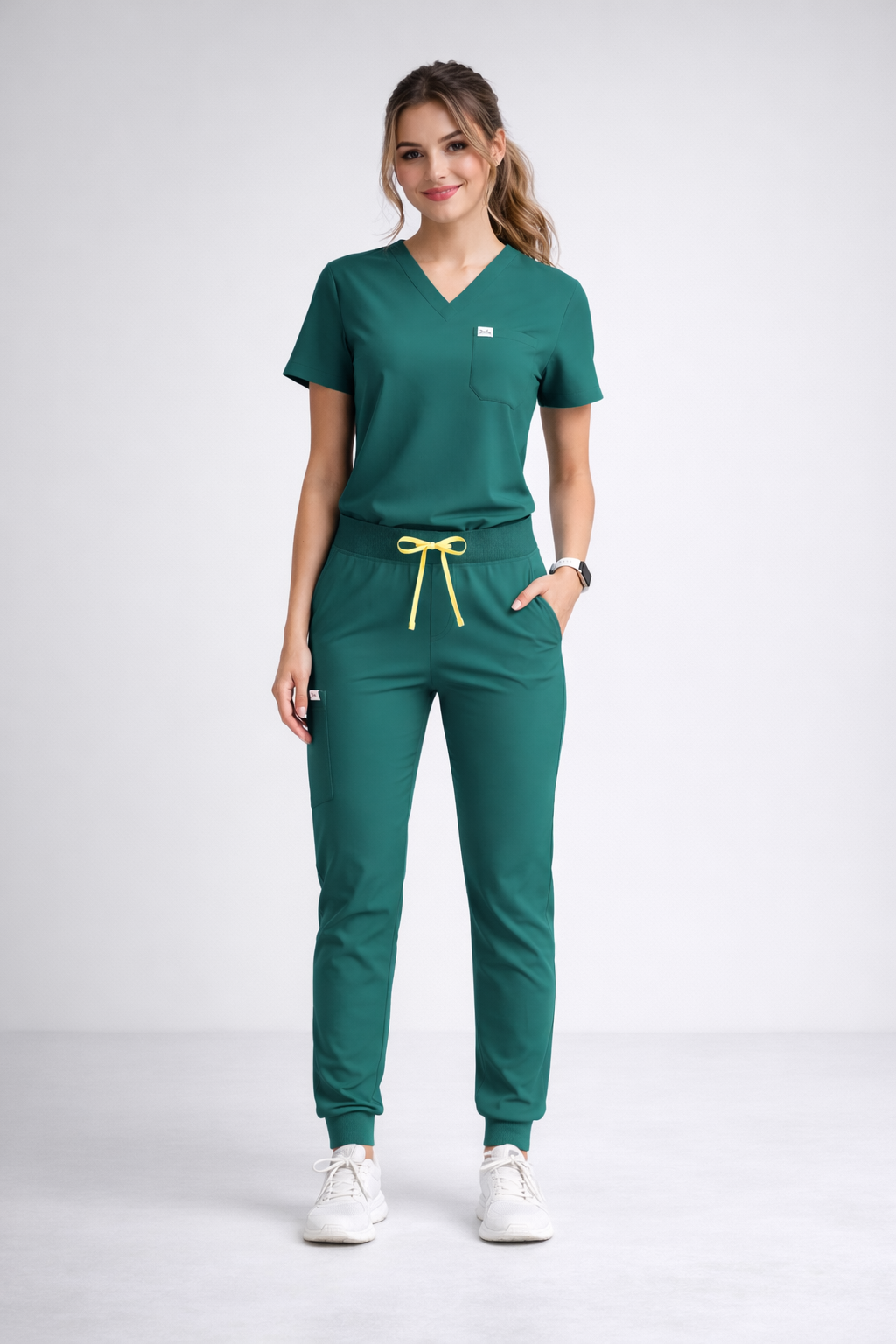 Essential Green Scrub Set