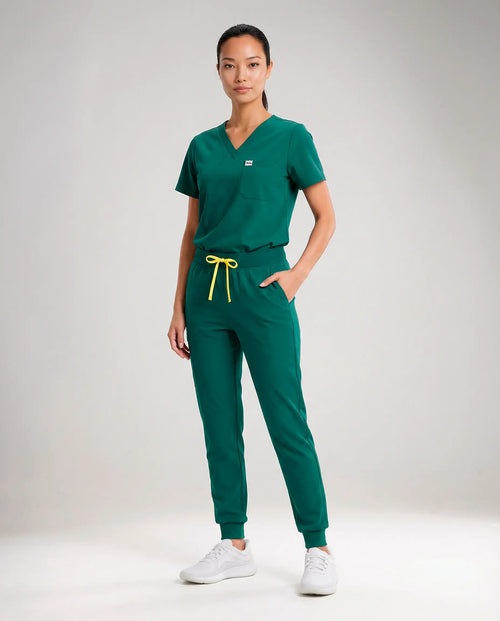Essential Green Scrub Set 